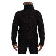 Luksuriøs uldblandet turtleneck sweater