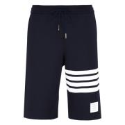 Marineblå 4-Bar Sweatshorts