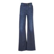 Blå Wide Leg Jeans