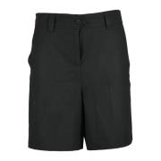 Monokrome Shorts med Polyesterblanding