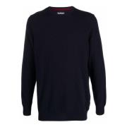 Marineblå Uld Cashmere Sweater