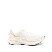 Creme Hvide Mesh Sneakers