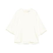 Ivory White Rund Hals T-shirt