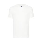 Hvid Linnedblanding T-shirt