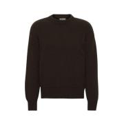 Merino Wool Crew Sweater Brun