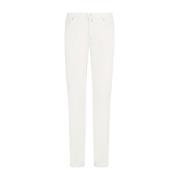 Creme Lin Slim-Fit Fem-Lomme Jeans