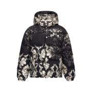 Broccato Print Puffer Jakke