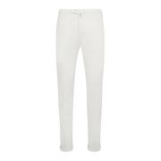 Slim Fit Ivory Chino Bomuld Bukser