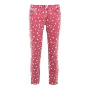 Dame Skinny Jeans i Pink