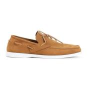 Brune Læder Loafers Elegant Stil