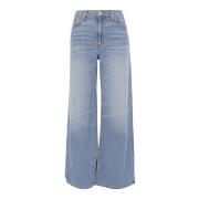 Vintage High-Waist Blå Denim Jeans