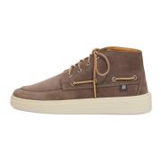 Suede Læder High-Top Bådsko