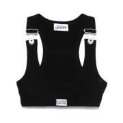 Sort scoop neck racerback top