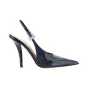 Laklæder Stiletto Hæl Slingback Pumps