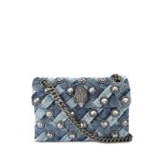 Denim Krystal Crossbody Taske