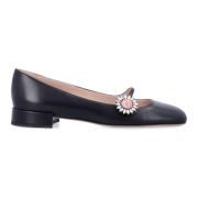 Daisy Jewel Mary-Jane Ballet Flats