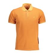 Orange Polo Shirt Kortærmet Herre