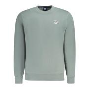 Grøn Langærmet Sweatshirt med Logo