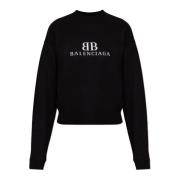 Sweater med logo