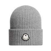 Uldstrik Logo Patch Beanie Hat