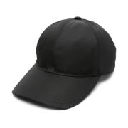 Sort Baseball Hat med Logo