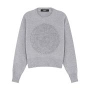 Grå Uld Cashmere Sweater