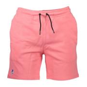 Sporty Pink Herre Shorts med Elastisk Talje