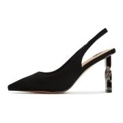 Sort Stiletto High Heeled Pumps