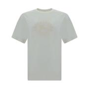 Ikonsk Logo Bomulds T-shirt Ribbet Crew