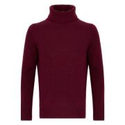 Bordeaux Højhalset Sweater AW24