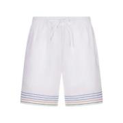 Broderede Linnedshorts