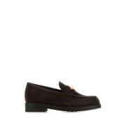 Brun Ruskind Diamant Loafers