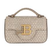 B-Buzz Mini Raffia Taske med Rhinestones