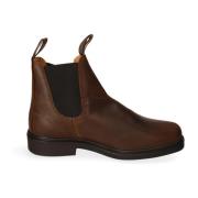 Læder Chelsea Boot med Elastisk Indsats