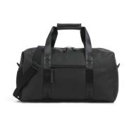 Sort Tekstil Duffel Taske