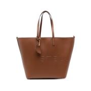 Monogram Tote Bag med Slim Handles