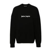 Sort og hvid bomulds sweater