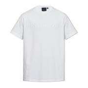 T-shirt med broderet logo