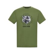 T-shirt med Jaguar logo og print