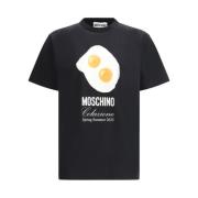 Maxi Egg Print Bomuld T-shirt