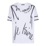 T-shirt med 'Love Letter' print