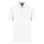 Hvid Optisk Polo Shirt