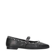 Sort Tassel Studded Læder Sandaler