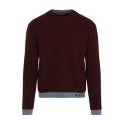 Bordeaux Azzurro Wool Pullover