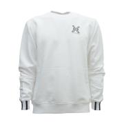 Hvid Bomuld Polyester Sweatshirt UMA24002FE