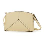 Beige Crossbody Skuldertaske med B Gravering