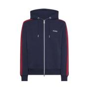 Heritage Cotton Hoodie med Zip Stripe