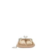 Emmy Beige Clutch Taske med Strass