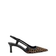 Leopardmønstrede Slingback Alora Sko