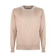 Sort Bomuld Cashmere Sweater Ribbet